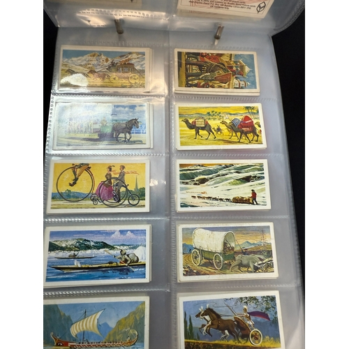 396E - Three Albums Containing Various Complete Brooke Bond Tea Card Sets including Space Themed Cards . Ap... 