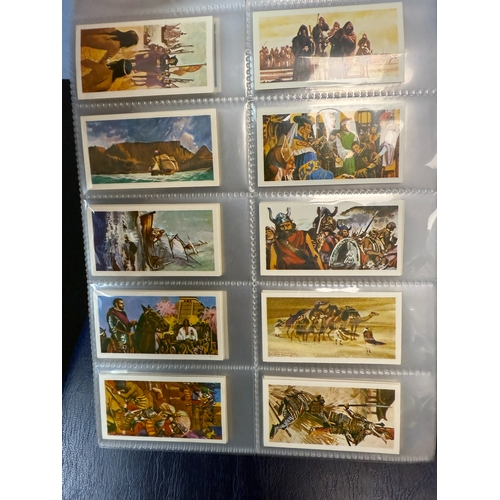 396E - Three Albums Containing Various Complete Brooke Bond Tea Card Sets including Space Themed Cards . Ap... 