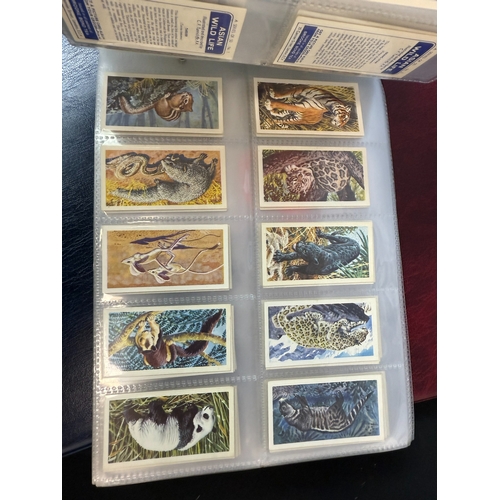 396E - Three Albums Containing Various Complete Brooke Bond Tea Card Sets including Space Themed Cards . Ap... 