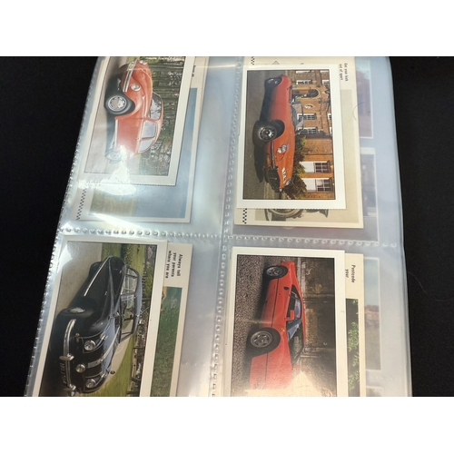 396H - An Album of Various Complete Sets of Car Themed Collectors Cards including Tom Thumb, Doncella, Mobi... 