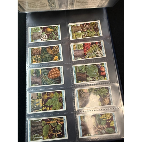 396I - Two Albums of Post Office Postcards and an Album of Various Complete Sets of Cigarette & Tea Cards