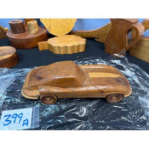 399A - Collection of 3D Wooden Puzzles