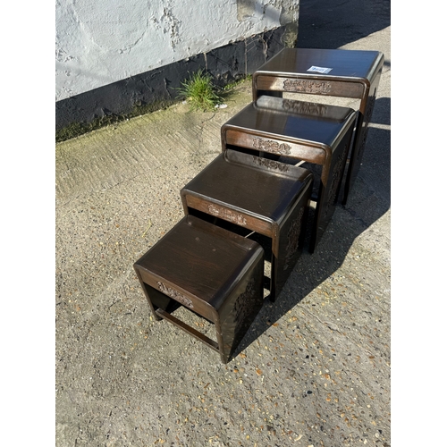 760 - Set of Chinese Hardwood Nesting Tables