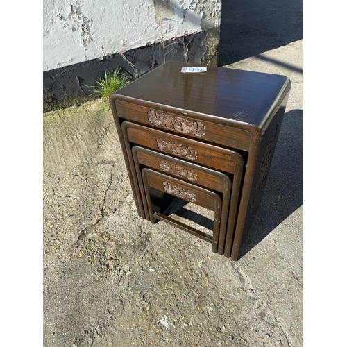 760 - Set of Chinese Hardwood Nesting Tables