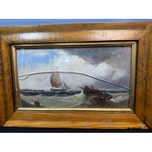 952 - Pair of Victorian Seascapes (Framed) Attributed to William James Durant Ready (1823-1873) British. E... 