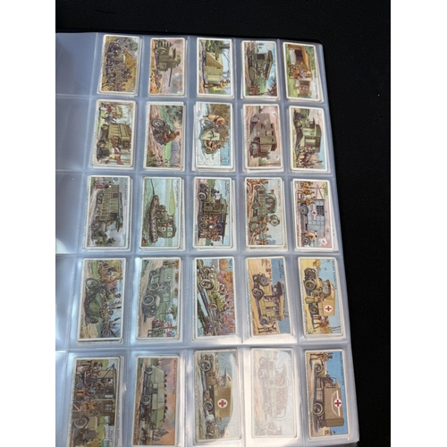 396K - A Large Cigarette Card Album containing approx 36 Complete Sets of Various Cigarette Cards and teaca... 