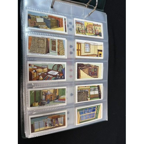 396K - A Large Cigarette Card Album containing approx 36 Complete Sets of Various Cigarette Cards and teaca... 