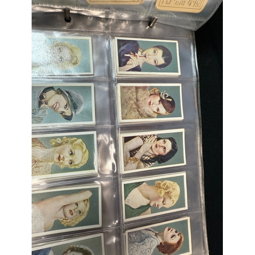 396K - A Large Cigarette Card Album containing approx 36 Complete Sets of Various Cigarette Cards and teaca... 