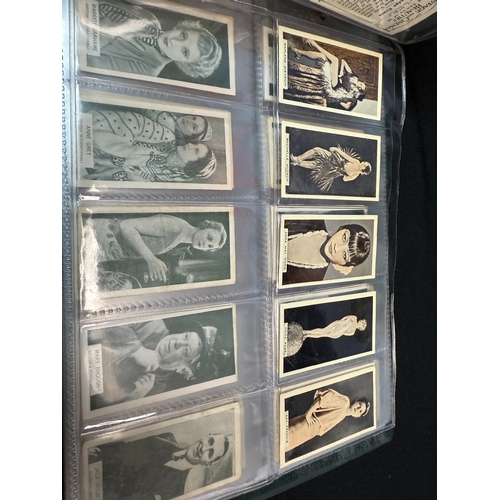 396K - A Large Cigarette Card Album containing approx 36 Complete Sets of Various Cigarette Cards and teaca... 