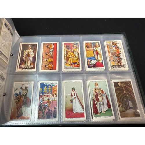 396K - A Large Cigarette Card Album containing approx 36 Complete Sets of Various Cigarette Cards and teaca... 