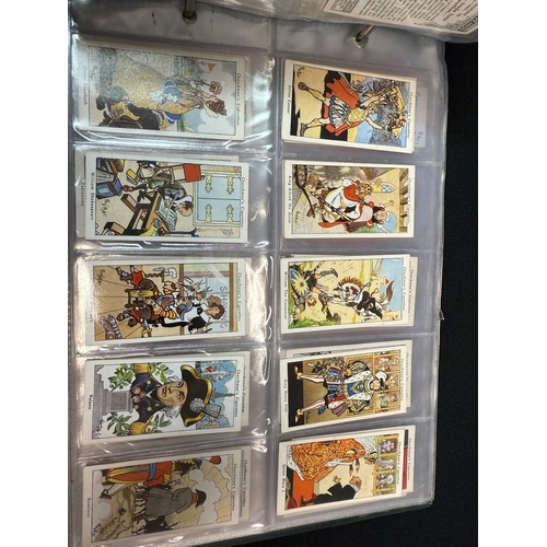 396K - A Large Cigarette Card Album containing approx 36 Complete Sets of Various Cigarette Cards and teaca... 