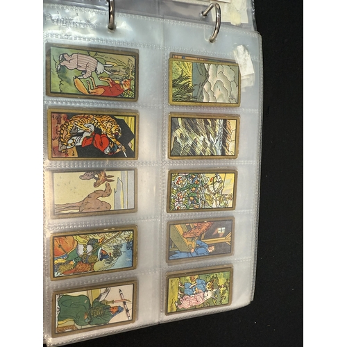 396K - A Large Cigarette Card Album containing approx 36 Complete Sets of Various Cigarette Cards and teaca... 