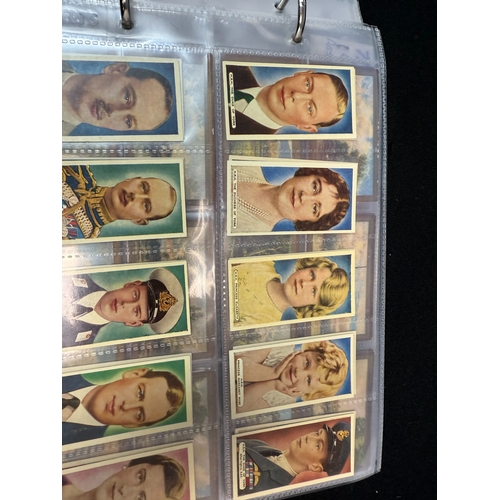 396K - A Large Cigarette Card Album containing approx 36 Complete Sets of Various Cigarette Cards and teaca... 