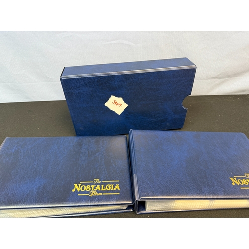 396M - Two Albums containing Various Complete Sets of Golden Era Car Collectors Cards