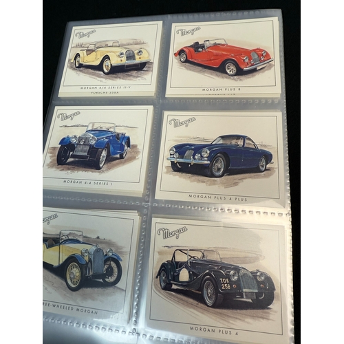 396M - Two Albums containing Various Complete Sets of Golden Era Car Collectors Cards