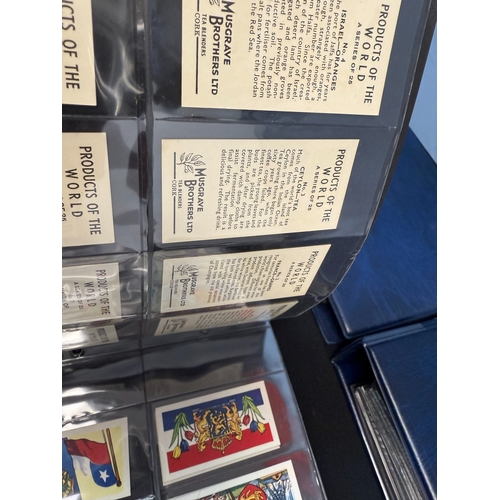 396P - Four Albums to contain Various Complete Cigarette Card Sets