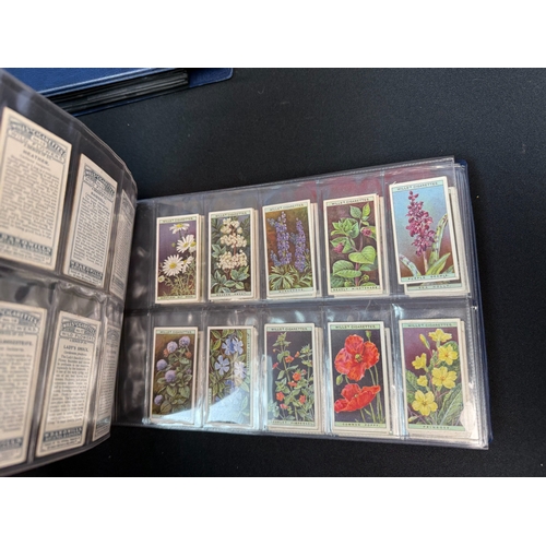 396P - Four Albums to contain Various Complete Cigarette Card Sets