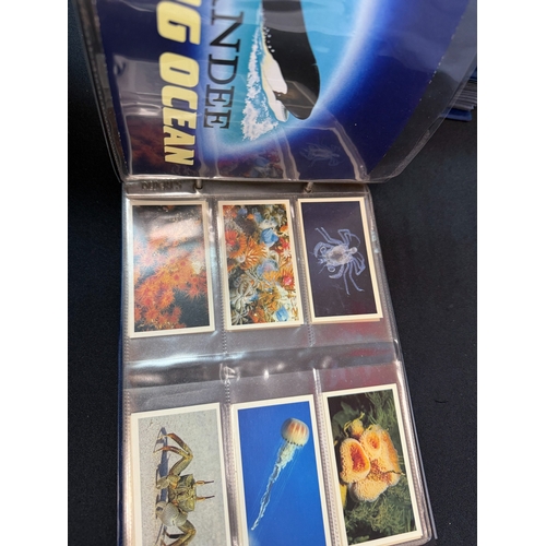 396P - Four Albums to contain Various Complete Cigarette Card Sets