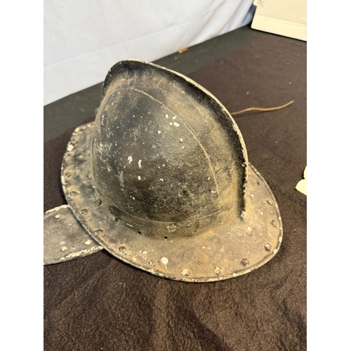 478 - Vintage Civil War STYLE Aluminium Helmet