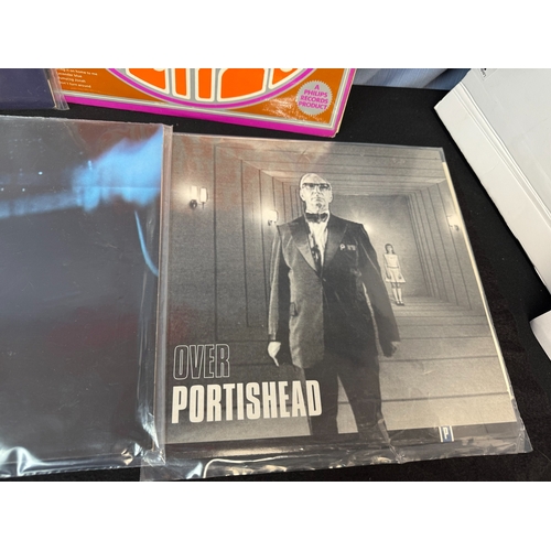 600B - Vinyl Records: A Collection of original Portishead Records to include Press Copies