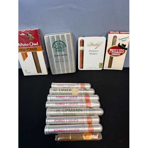 630A - A Collection of Sealed Packs of Cigars