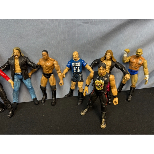 836 - A Large Collection of Vintage 1990s Onwards Wrestling Figures