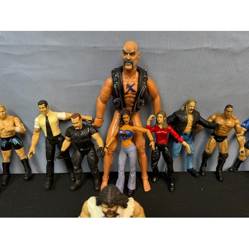 836 - A Large Collection of Vintage 1990s Onwards Wrestling Figures