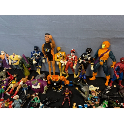 837 - A Large Lot of Vintage 1990s Action Figures incl. Toy Story, NBA, Power Rangers, Small Soldiers plus... 