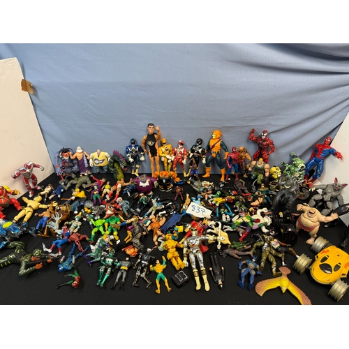 837 - A Large Lot of Vintage 1990s Action Figures incl. Toy Story, NBA, Power Rangers, Small Soldiers plus... 