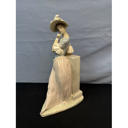 359A - Rare Lladro Figurine: Model 4850 Aesthetic Pose Lady with Parasol