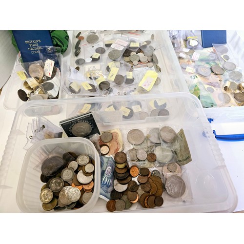 10 - Large Quantity of Vintage Coins incl. Silver Coins, Commemorative etc