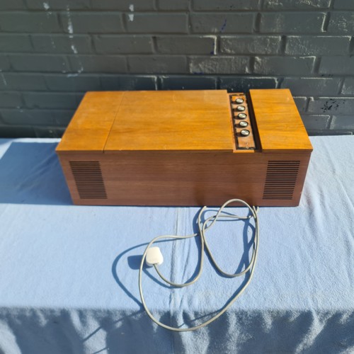 633 - Mid Century Teak Cased G Marconi Radiogram