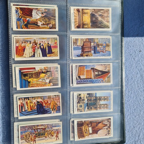 396L - Two Albums containing Cigarette Cards, Including Chinese Issue Aesops Fable (71/100), Various Glamou... 