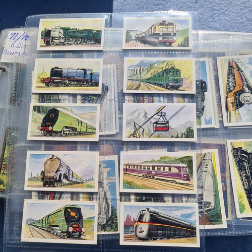 396L - Two Albums containing Cigarette Cards, Including Chinese Issue Aesops Fable (71/100), Various Glamou... 