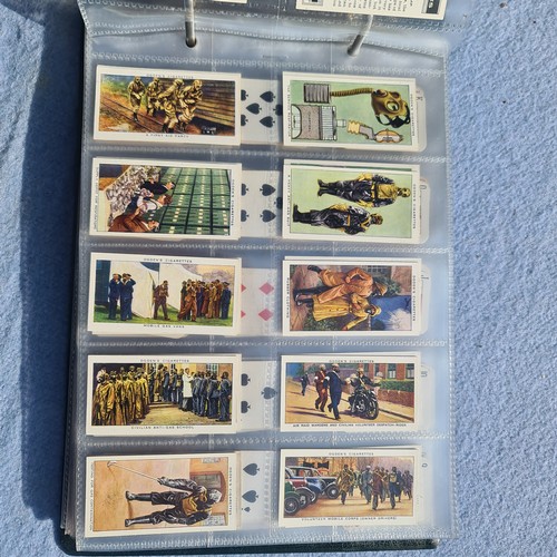 396L - Two Albums containing Cigarette Cards, Including Chinese Issue Aesops Fable (71/100), Various Glamou... 