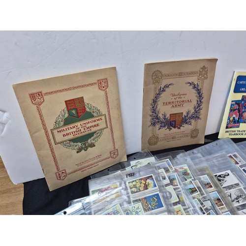 395 - A Very Large Collection of Cigarette Cards, Tea Cards and similar items. Consisting of Various Compl... 