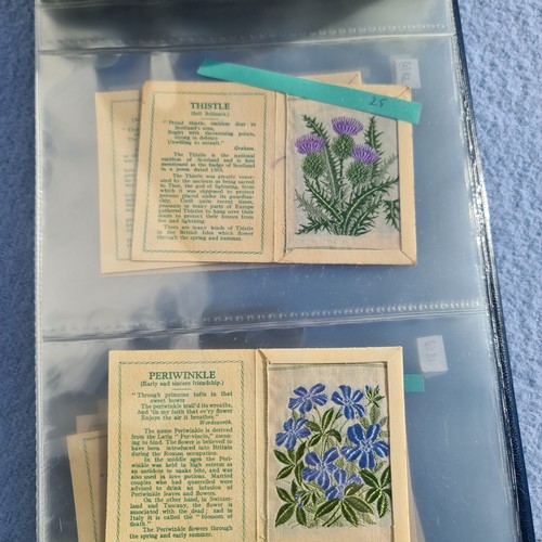 201b - An Album of Complete Silk Cigarette Card Sets