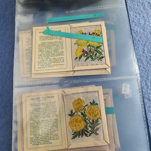 201b - An Album of Complete Silk Cigarette Card Sets