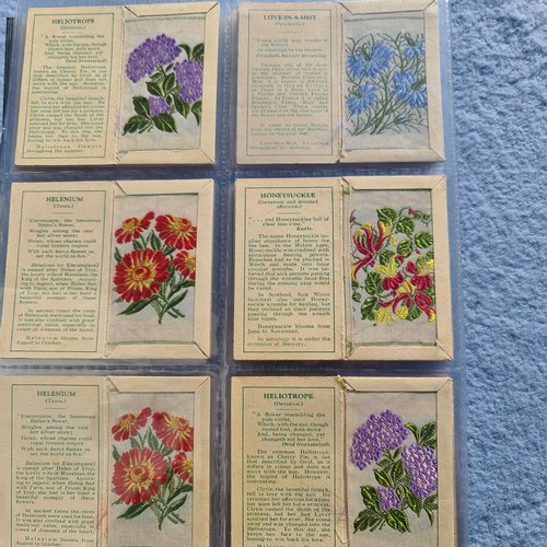 201b - An Album of Complete Silk Cigarette Card Sets