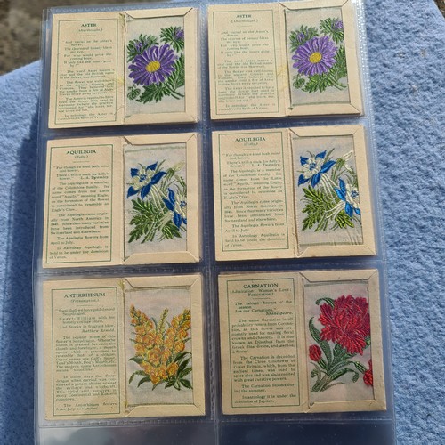 201b - An Album of Complete Silk Cigarette Card Sets