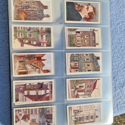 201C - An Album of Complete Cigarette Card Sets to include Stamps, Rugby and Football Themed Sets