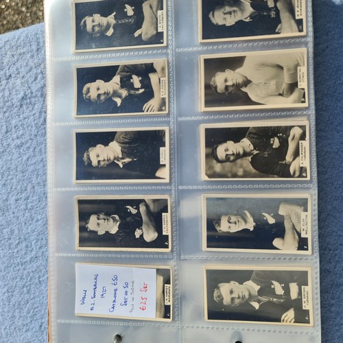 201C - An Album of Complete Cigarette Card Sets to include Stamps, Rugby and Football Themed Sets