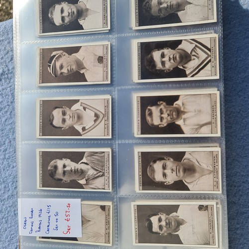 201C - An Album of Complete Cigarette Card Sets to include Stamps, Rugby and Football Themed Sets