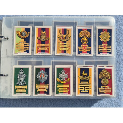 201D - Two Albums Containing Various Complete Cigarette Card Sets