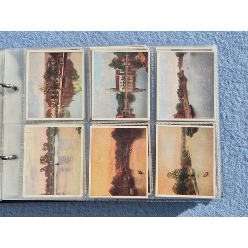 201E - Two Albums of Various Complete Cigarette Card Sets