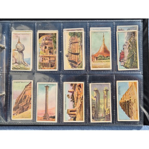 201E - Two Albums of Various Complete Cigarette Card Sets