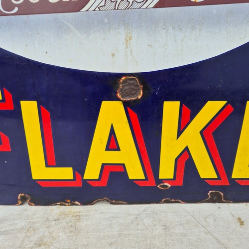 57A - A St Bruno Flake Enamel Sign (approx 91.5cm x 61cm)