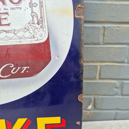 57A - A St Bruno Flake Enamel Sign (approx 91.5cm x 61cm)