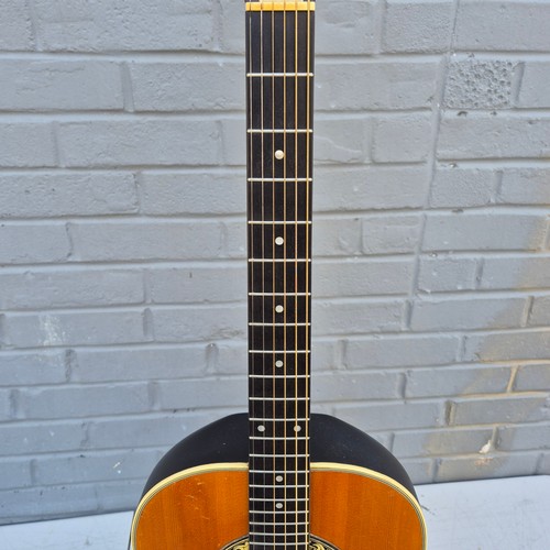 31 - An Ovation Ballandeer Left Handed Acoustic Guitar in Case