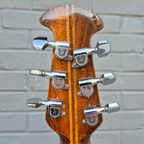 31 - An Ovation Ballandeer Left Handed Acoustic Guitar in Case